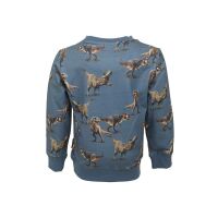Someone Sweatshirt Bronto SB-16-D T-rex Medium Blue