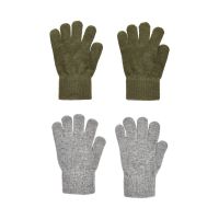 Celavi Finger-Handschuhe 2-pack grün/grau