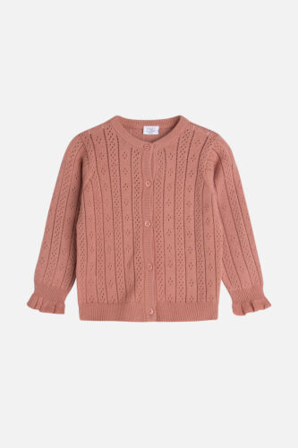 Hust & Claire Strick-Cardigan Carlia dunkellrosa