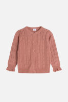 Hust & Claire Strick-Cardigan Carlia dunkellrosa