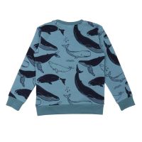 Walkiddy Sweatshirt  Whale Friends blau WF22, BIO