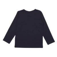 Walkiddy Langarm-Shirt Singing Wolfs navy, BIO