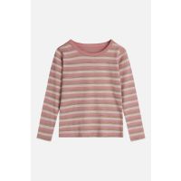 HC LA-Shirt Abba aus Wolle-Viskose rosa/braun/beige...