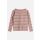 HC LA-Shirt Abba aus Wolle-Viskose rosa/braun/beige gestreift