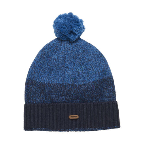 Minymo Wintermütze blau/navy meliert 161770