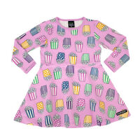 Villervalla Kleid mit Drehrock Popcorn fuchsia