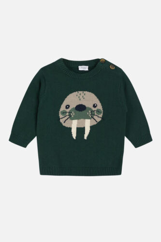 Hust & Claire Strickpullover Pilou dunkellgrün Robbe