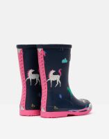 Joules faltbare Gummistiefel Pferde navy 218562