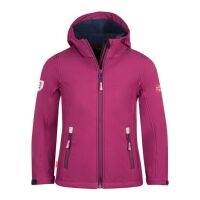 Trollkids Softshelljacke Trollfjord 175-235 - bordeaux/navy