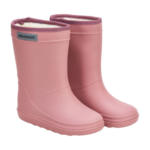 En-Fant gefütterte Gummistiefel altrosa