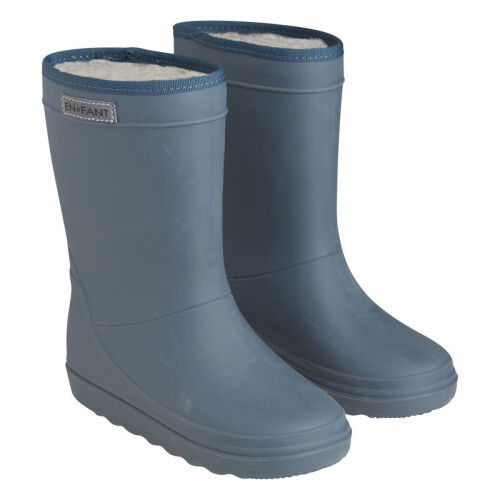 En-Fant gefütterte Gummistiefel blau 804