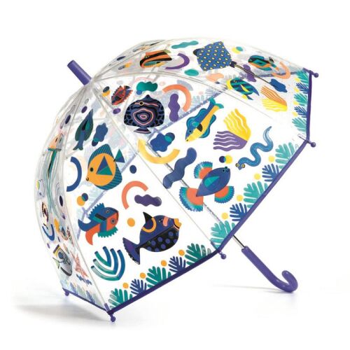 Djeco Regenschirm Fische blau DD04710