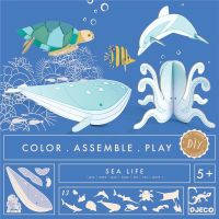 Djeco Color . Assemble . Play Sea Life
