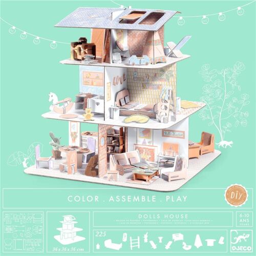 Djeco Color . Assemble . Play  Dolls House