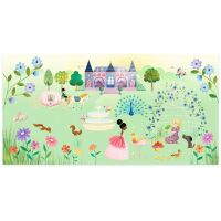 Djeco Dicke und positionerbare Stickers das Leben im Schloss