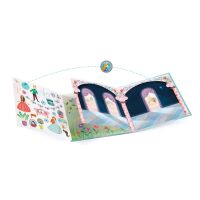 Djeco Dicke und positionerbare Stickers das Leben im Schloss