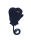 Maximo Fäustlinge aus Woll Fleece navy mit Strickbund