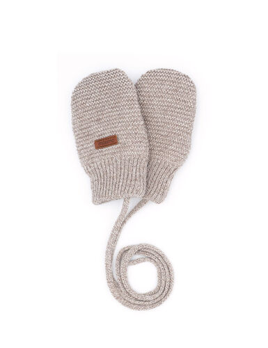 Maximo Fäustlinge gestrickt beigebraunmeliert 290780722