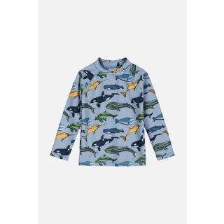 HC UV Langarm-Shirt Maiak Whale&Delfine blau