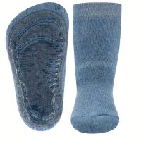 Ewers Anti-Rutsch-Socken denim jeans meliert