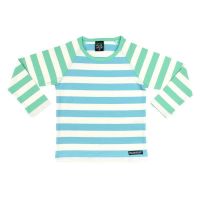VV Langarm-shirt Pear/Aruba gestreift hellblau/weiß