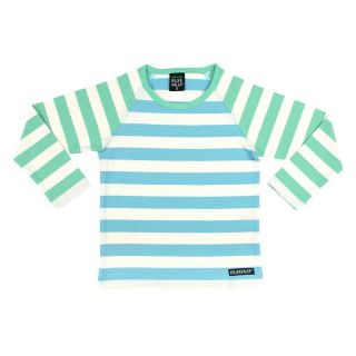 VV Langarm-shirt Pear/Aruba gestreift hellblau/weiß 122