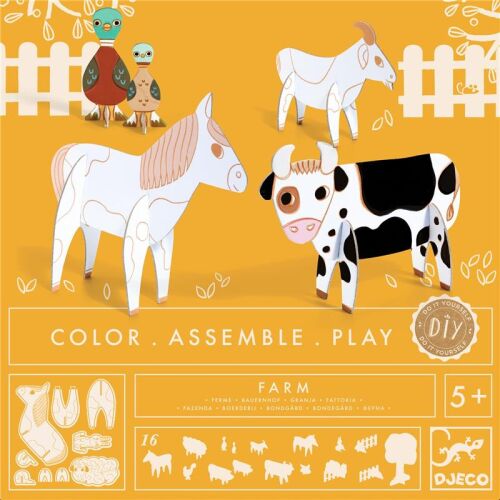 Djeco Color . Assemble . Farm