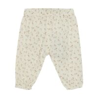 Minymo Baby-Hose 112153 rosa mit Blumen