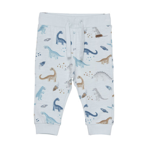 Minymo Baby-Hose 112110  hellblau mit Dinos