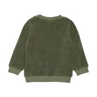 MN Baby-Frottee Pullover 112135 Löwe olive