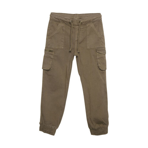 Minymo Hose aus Twill 133023 braun mit Seitentaschen