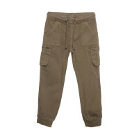 Minymo Hose aus Twill 133023 braun mit Seitentaschen