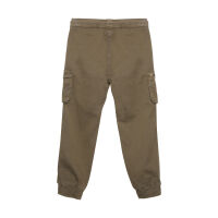 Minymo Hose aus Twill 133023 braun mit Seitentaschen