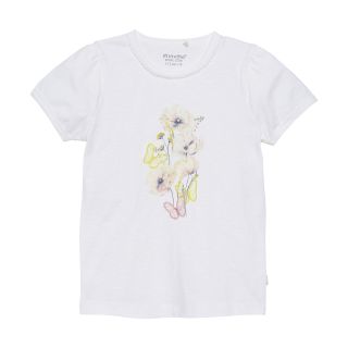 MN Kurzarm-Shirt mit Blume 123108 weiß