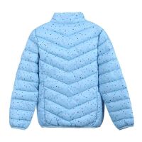 Color Kids weiche Steppjacke 740902 hellblau mit Punkte