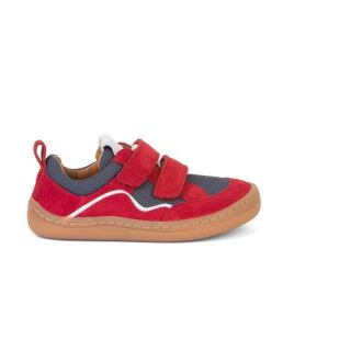 Froddo Eco - Barfussschuhe/Sneakers mit 2 Klett rot G3130223-2