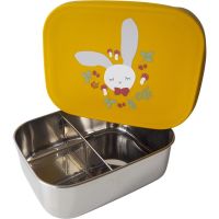 Kikadu Lunchbox rabbit mustard 1898701
