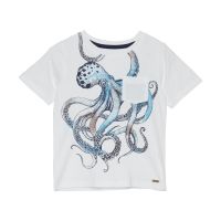 MN Kurzarm-Shirt 133141 weiß octopus