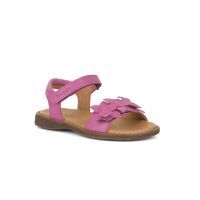 Froddo offene Mädchen Sandalen Lore flowers fuchsia