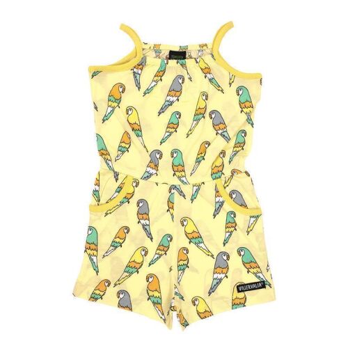 Villervalla Jumpsuit mit Papagei 093KE lemon