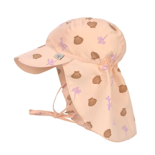 Lässig UV-Sonnenhut  mit Nackenschutz corals peach rose