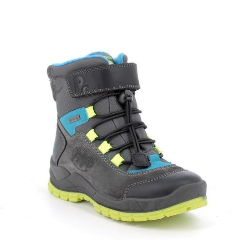 Primigi Winterschuhe 4897511 mit Schnellverschluss grau/blau/grün GoreTex