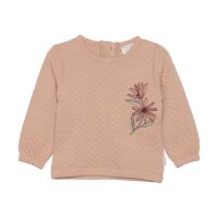 Minymo Sweatshirt Blume 113260 coral BIO