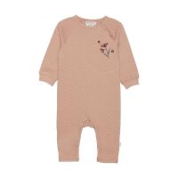 Minymo LA-Strampler Blume coral 113275 BIO