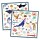 Djeco Metallic-Sticker Ozean 160 St dunkelblau