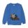 Minymo Sweatshirt Monstertruck blau 133212 BIO