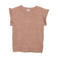 Minymo Strick-Pullunder mit Rüschen 123241 coral