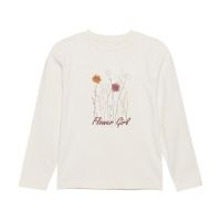 MN LA-Shirt 123201 Flower Girl blumen creme BIO