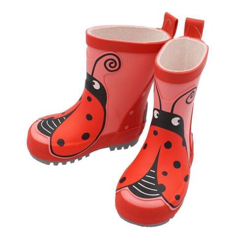 Maximo Gummistiefel Marienkäfer rot