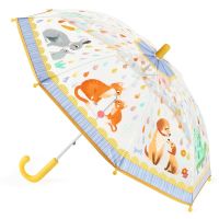 Djeco Regenschirm Mama und Baby gelb